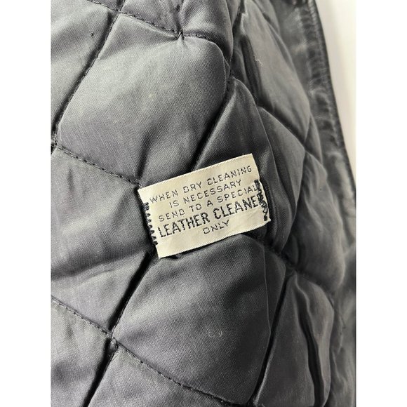 Vintage 70’s Cycle Champ Harley Davidson AMF Leather Jacket, Size 38R - Picture 8 of 14